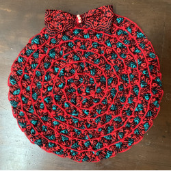 Christmas Wreath Fabric Table Mat