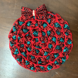 Christmas Wreath Fabric Coaster