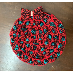 Christmas Wreath Fabric Coaster