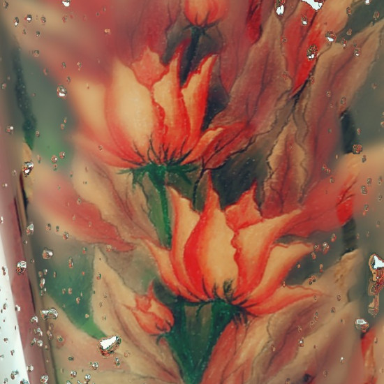 "Autumn Glory" Crayon Wall Art