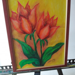 "Summer Joy" Crayon Wall Art