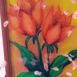 "Summer Joy" Crayon Wall Art