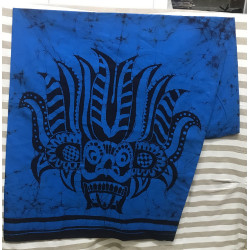Gent's Cotton Batik Sarong - Devil Mask 'Yakka'