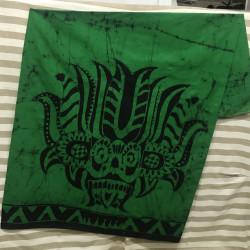 Gent's Cotton Batik Sarong - Devil Mask 'Yakka'