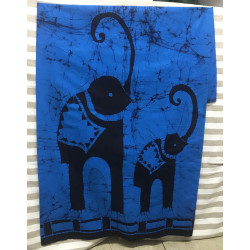 Gent's Cotton Batik Sarong - Elephants