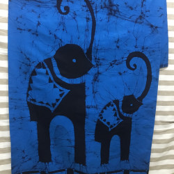 Gent's Cotton Batik Sarong - Elephants
