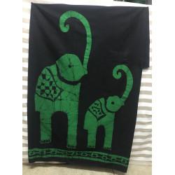 Gent's Cotton Batik Sarong - Elephants
