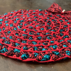 Christmas Wreath Fabric Table Mat