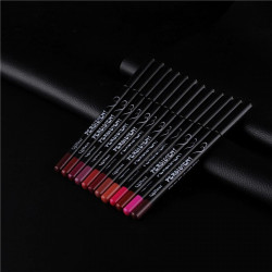 12pcs Professional Multi-functional Lipliner Penci