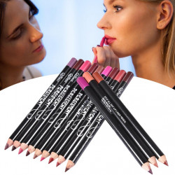 12pcs Professional Multi-functional Lipliner Penci