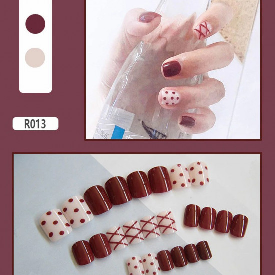 24pcs detachable False Nail Artificial Tips Set 02