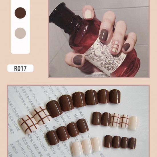 24pcs detachable False Nail Artificial Tips Set 02