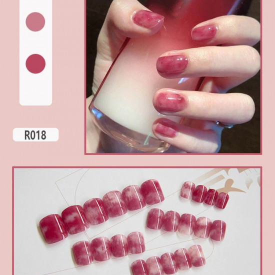 24pcs detachable False Nail Artificial Tips Set 02