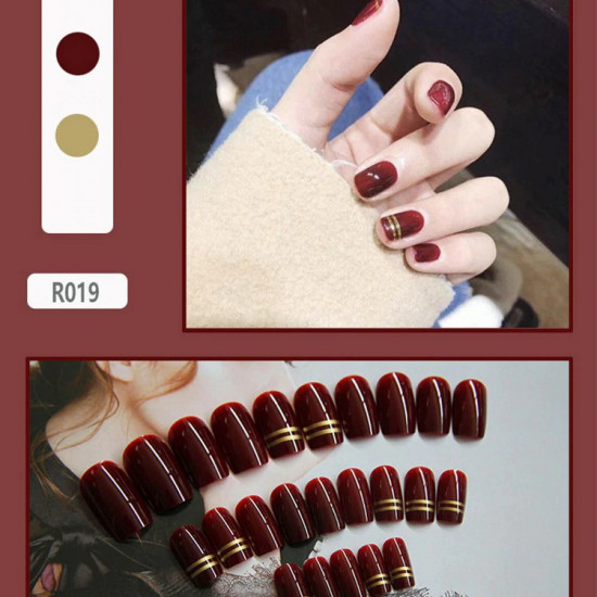 24pcs detachable False Nail Artificial Tips Set 02