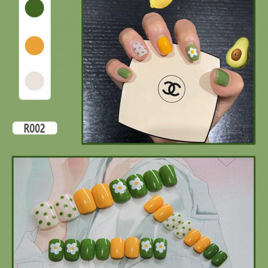 24pcs detachable False Nail Artificial Tips Set 01