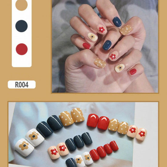 24pcs detachable False Nail Artificial Tips Set 01