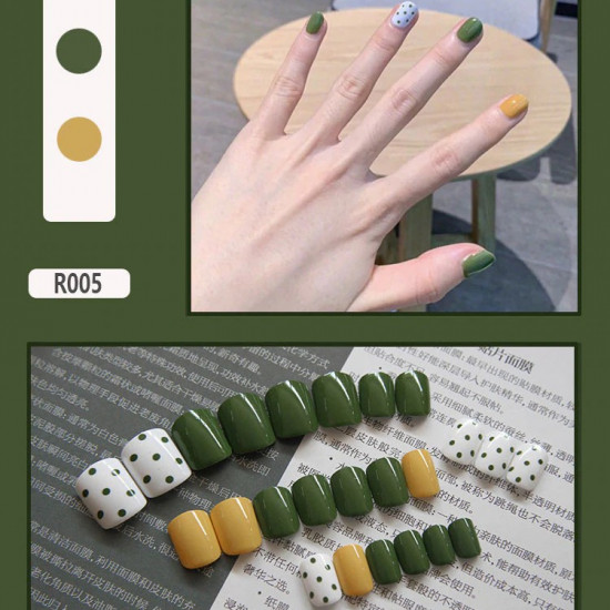 24pcs detachable False Nail Artificial Tips Set 01