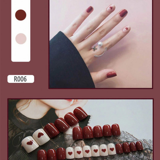 24pcs detachable False Nail Artificial Tips Set 01