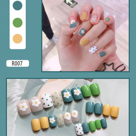 24pcs detachable False Nail Artificial Tips Set 01