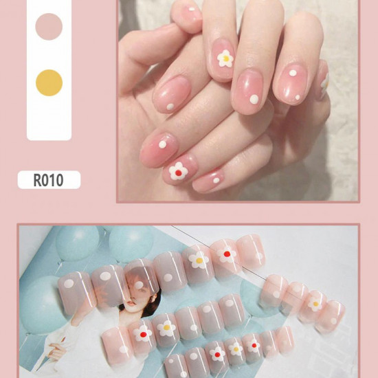 24pcs detachable False Nail Artificial Tips Set 01