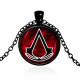 Action Game Sign Necklace Gothic Black Chain Action Game Sign Necklace Gothic Black Chain