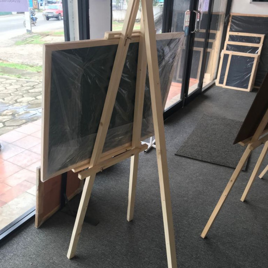 Wooden easel (stand) for writing boards