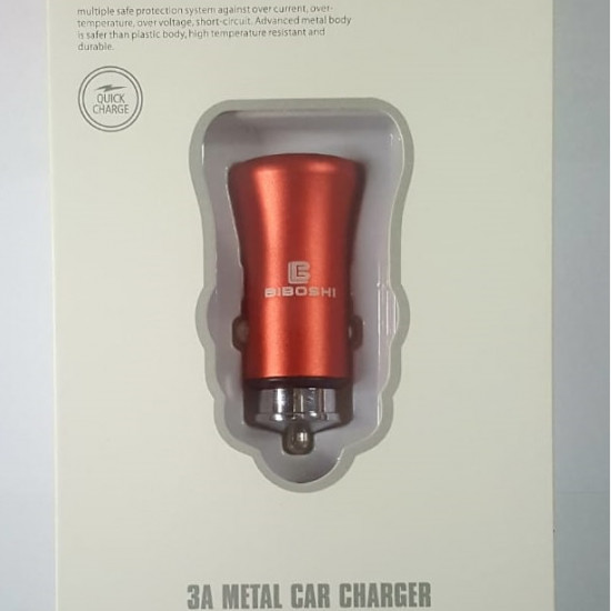 3A metal car charger 3A metal car charger