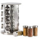 Rotating spice carousel rack 16 pcs stainless stee Rotating spice carousel rack 16 pcs stainless stee