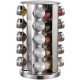 Rotating spice carousel rack 16 pcs stainless stee Rotating spice carousel rack 16 pcs stainless stee