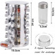Rotating spice carousel rack 16 pcs stainless stee Rotating spice carousel rack 16 pcs stainless stee