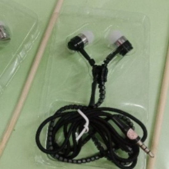 universal Zipper Earphone universal Zipper Earphone