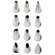 15 Pcs cake nozzle set
