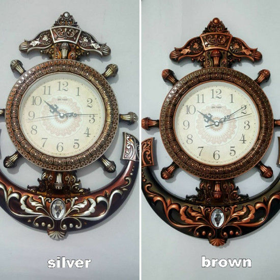 Anchor wall clock retro