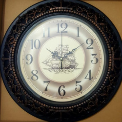 Retro art wall clock