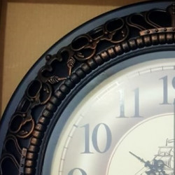 Retro art wall clock