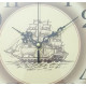 Retro art wall clock