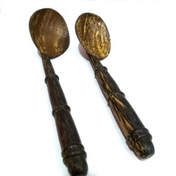 Coconut shell spoons 2