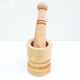 Wooden Mortar and Pestle