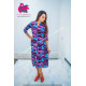 PRINTED LONG SLEEVE BUTTON FROCK PRINTED LONG SLEEVE BUTTON FROCK