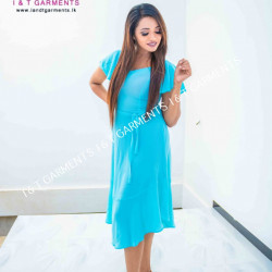 BUTTERFLY SLEEVE GEORGETTE FROCK