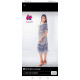POLY LINEN BORDER FRONT OPEN FROCK POLY LINEN BORDER FRONT OPEN FROCK