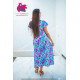 BELL SLEEVE WRAPAROUND LONG FROCK BELL SLEEVE WRAPAROUND LONG FROCK