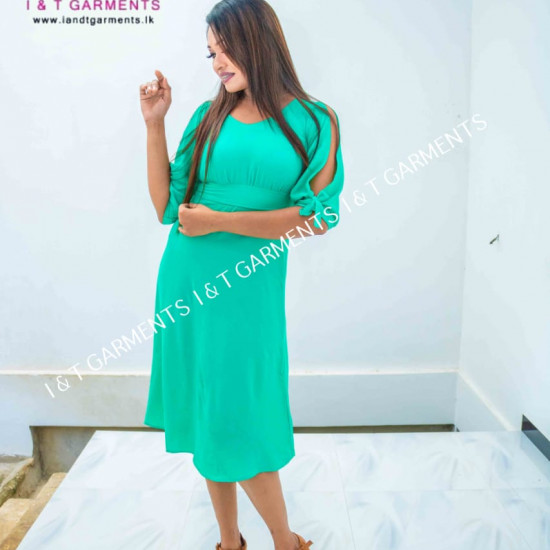 SLEEVE OPEN JORJET FROCK SLEEVE OPEN JORJET FROCK