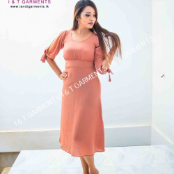 SLEEVE OPEN JORJET FROCK