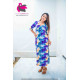 CROSS NECK WITH SLEEVE ELASTIC FROCK CROSS NECK WITH SLEEVE ELASTIC FROCK