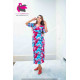 CROSS NECK WITH SLEEVE ELASTIC FROCK CROSS NECK WITH SLEEVE ELASTIC FROCK