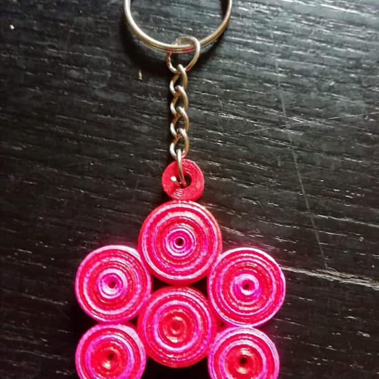 Paper Quilling Key Tag