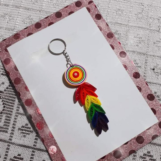 Paper Quilling Key Tag Paper Quilling Key Tag
