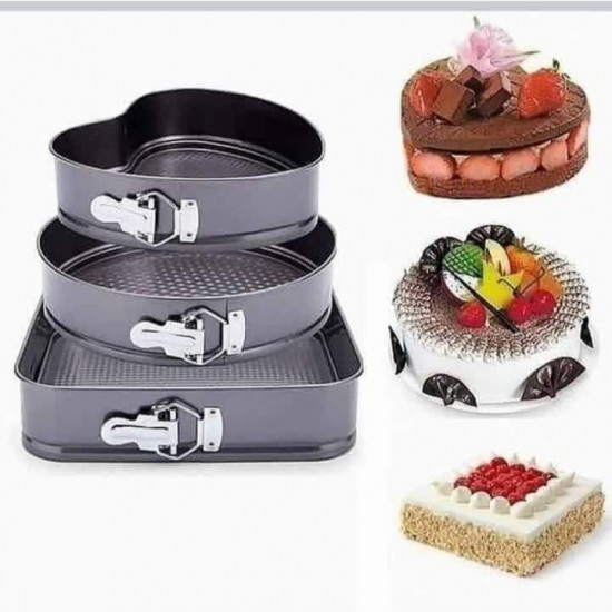 NON-STICK CAKE TRAY(3PCS)SET