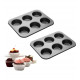 6pcs -Non-Stick Metal Cup Cake Tray 6pcs -Non-Stick Metal Cup Cake Tray